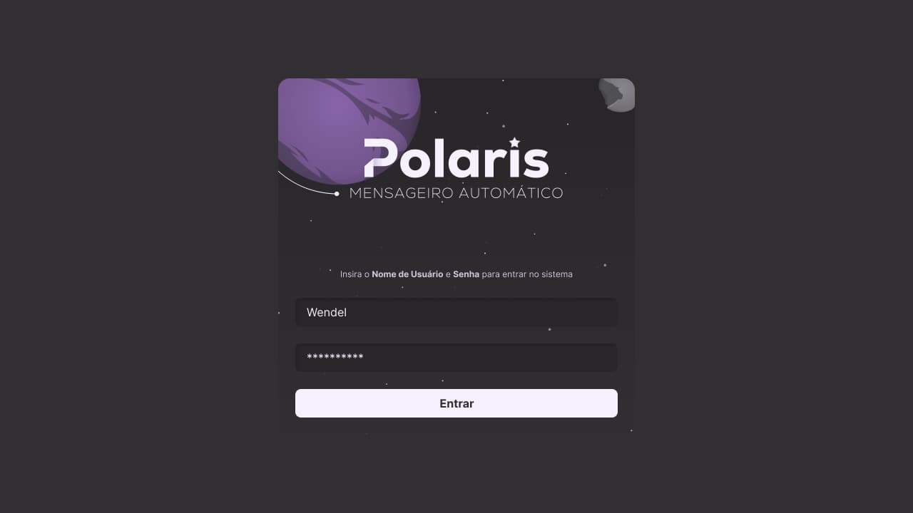 Imagem do aplicativo Polaris